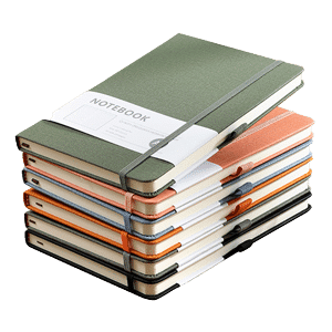 notebooks of menu