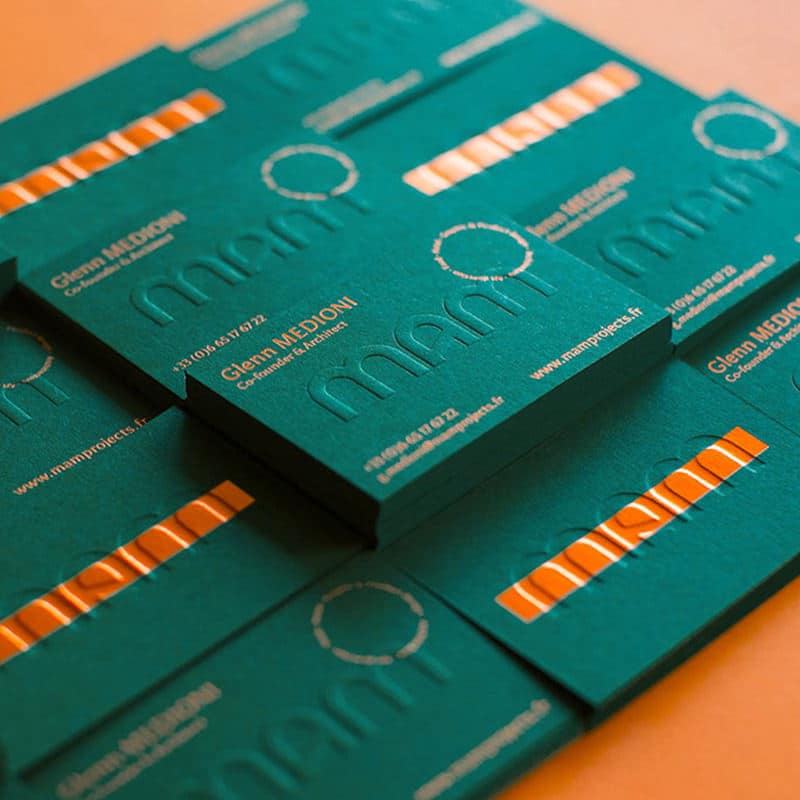 Card embossing