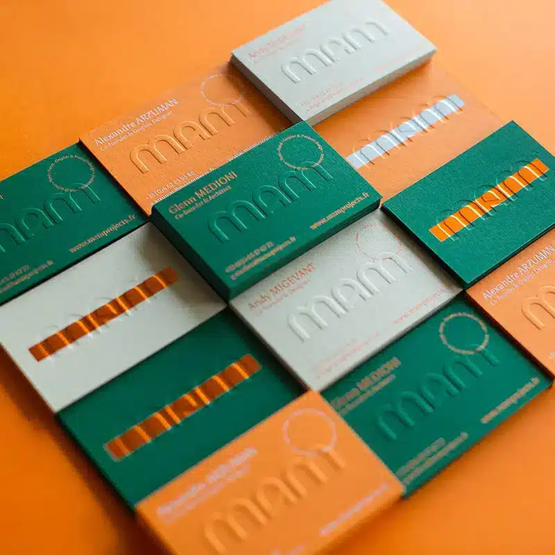 Card embossing