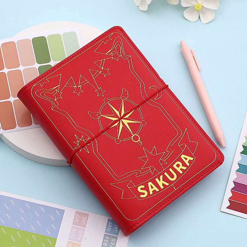Leather stamped notebook