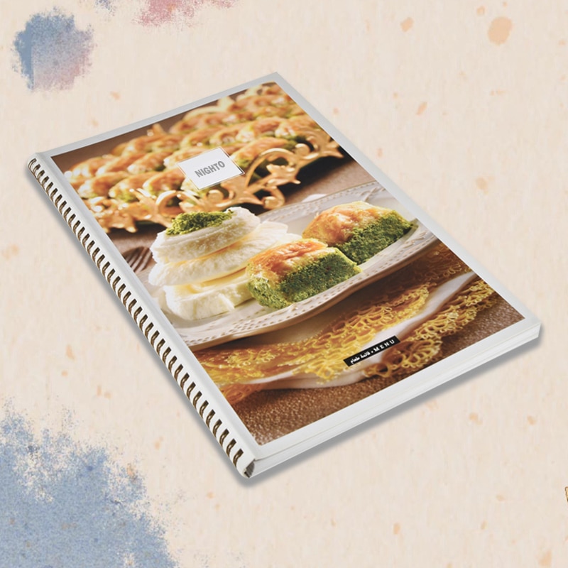 restaurant menu to print​