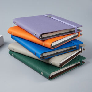 Binder notepad with elastic band