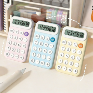 Mini and cute portable pocket calculator with LCD screen